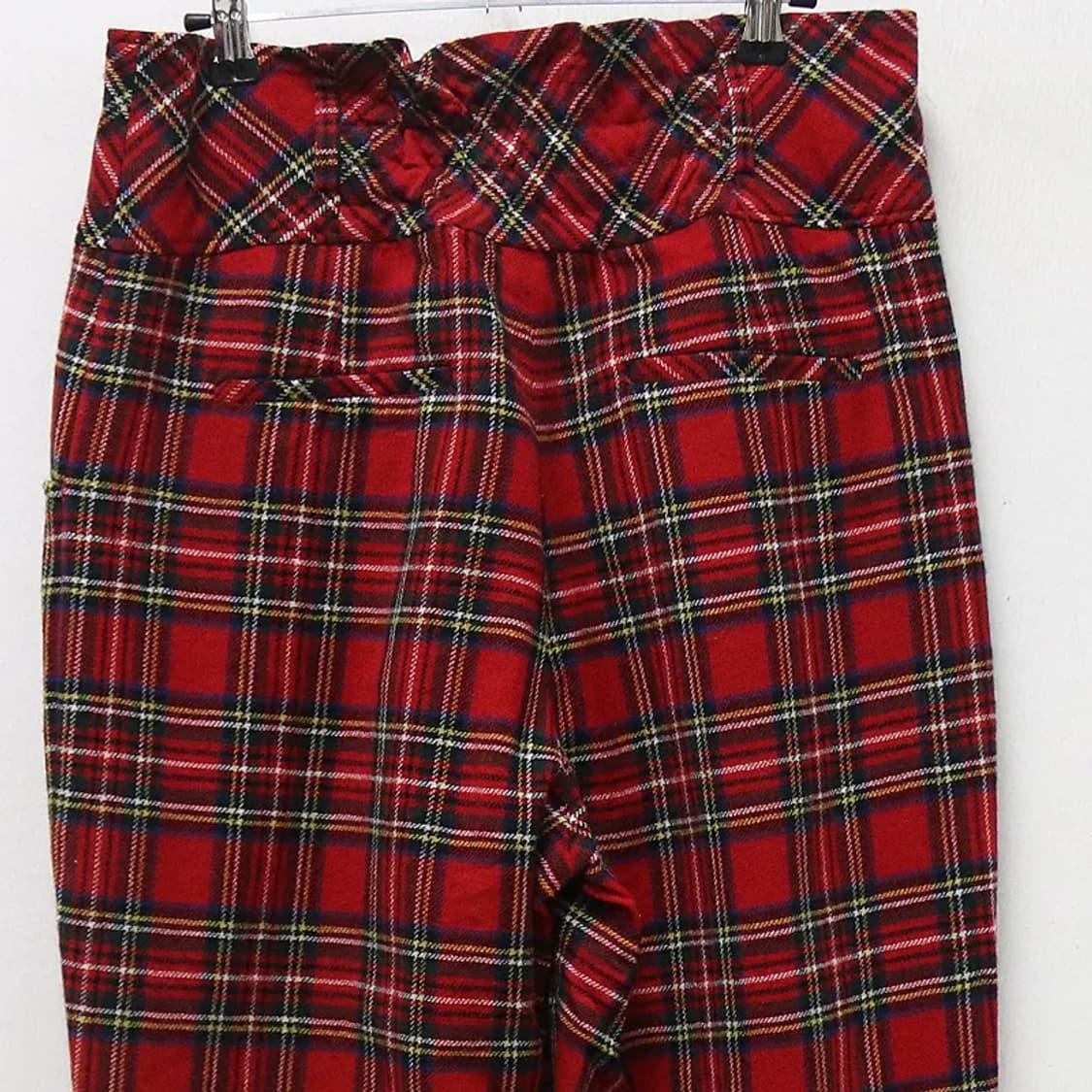 핑크하우스 레드 하이웨스트 울 혼방 팬츠 60592 상품이미지6