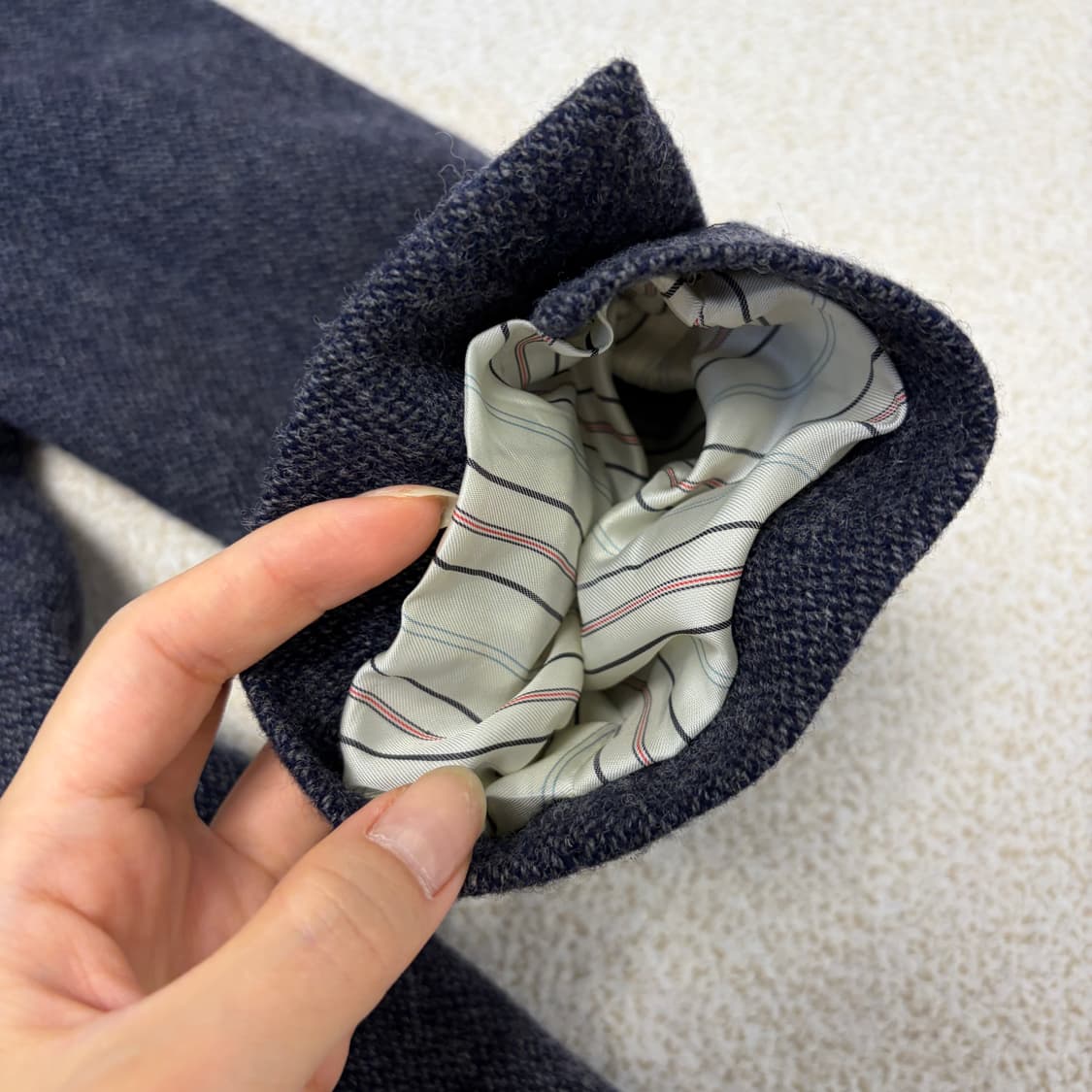 폴로 랄프로렌 남성 헤링본 울 블레이저 자켓 42R 상품이미지8