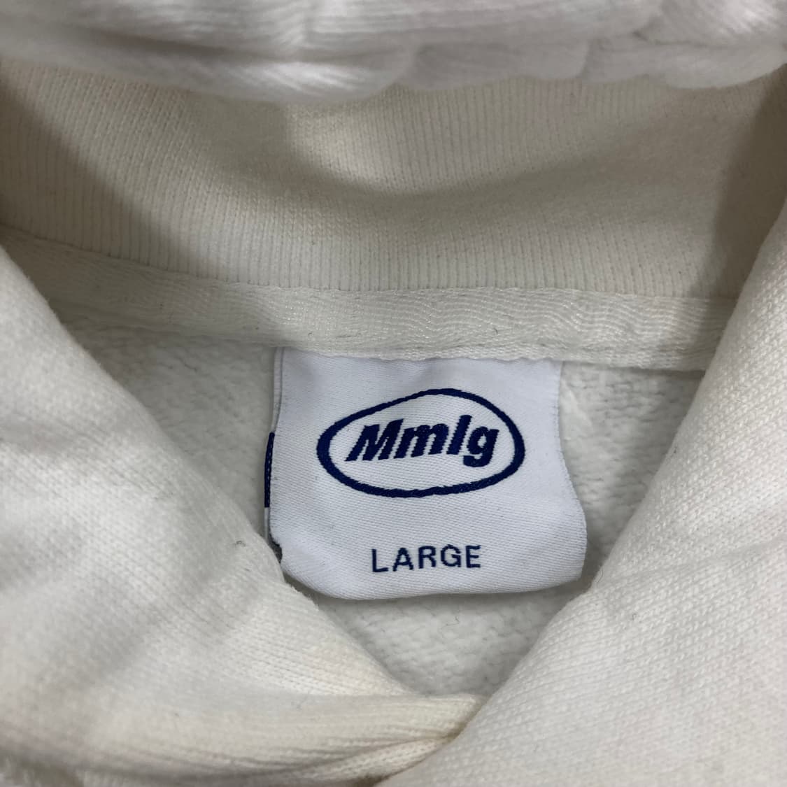 87mm Mmlg 화이트 컬러 후드티 상품이미지5