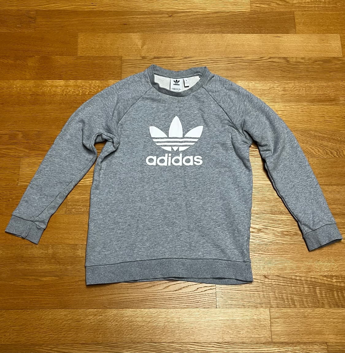 아디다스 회색 맨투맨 (M) 상품이미지1