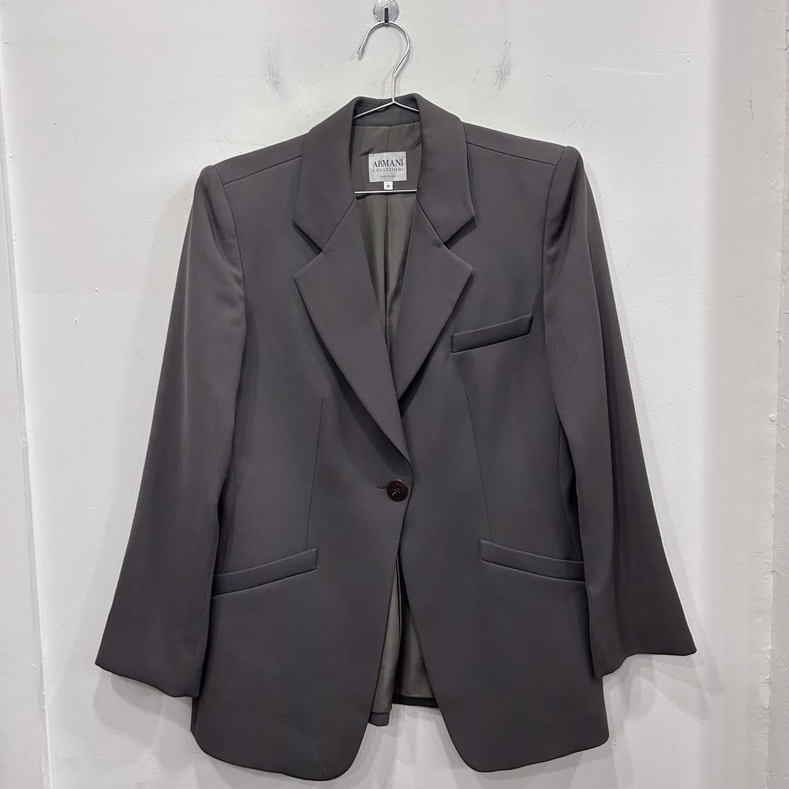 아르마니 콜레찌오니 원버튼 루즈핏 블레이져 상품이미지2