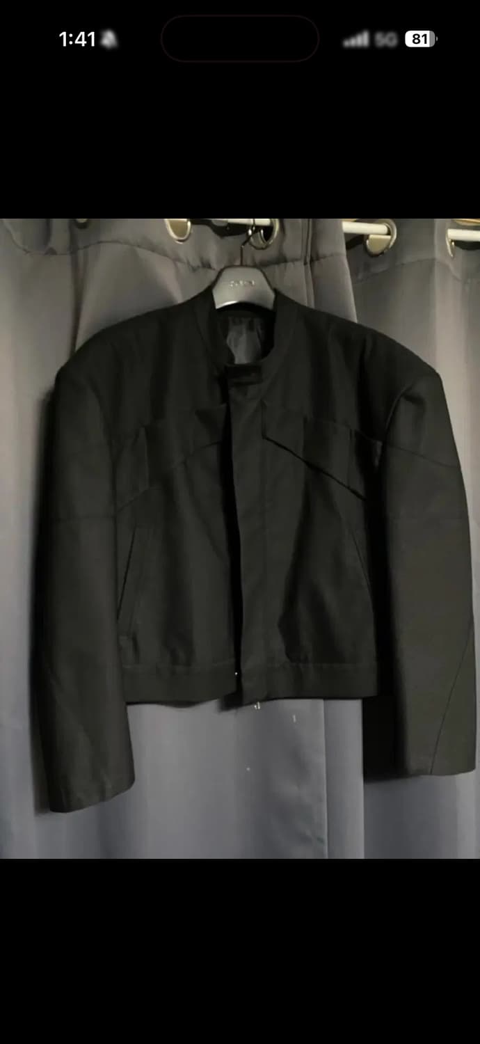 [os]논노드 크롭 라이더 자켓ss 상품이미지1