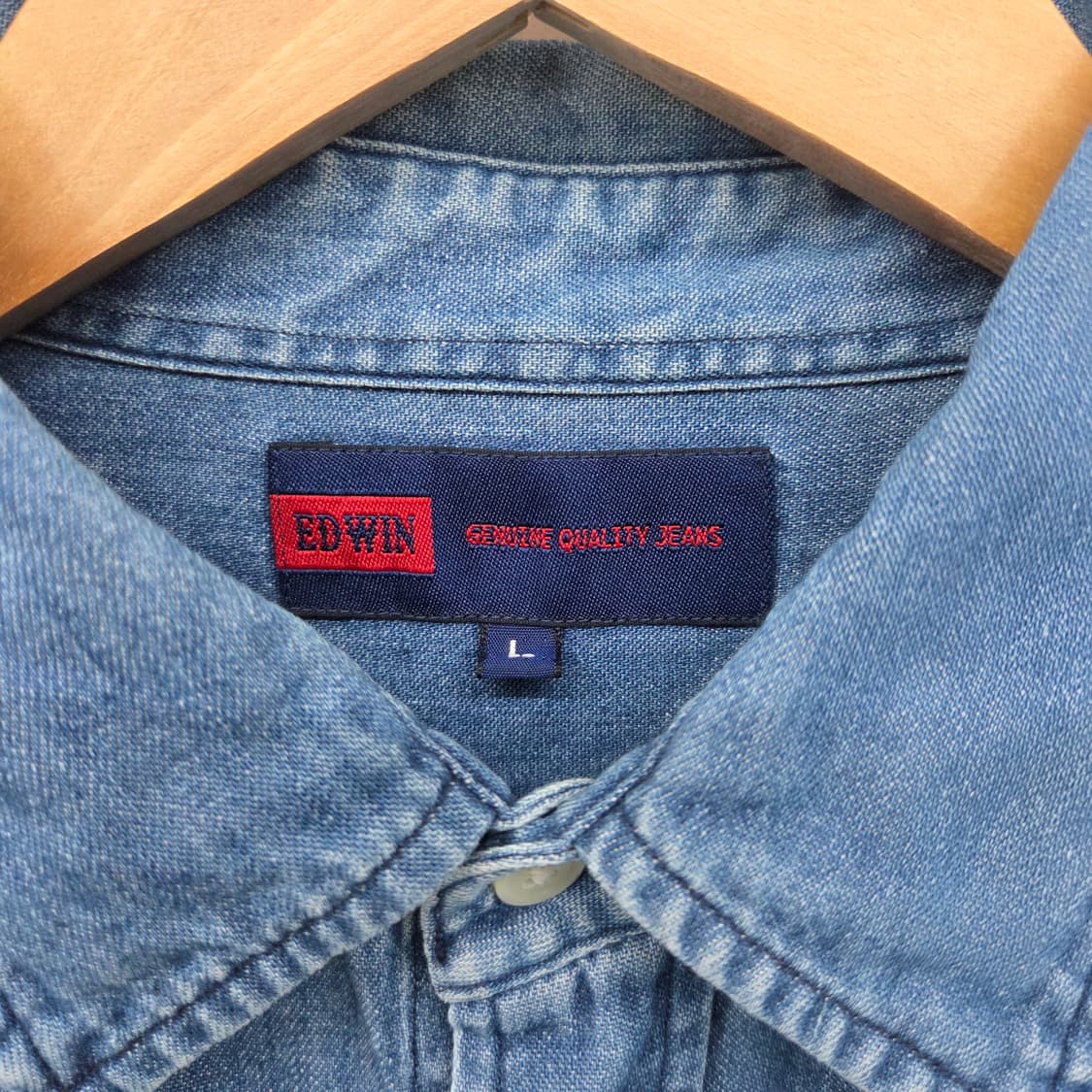에드윈 데님 남방 셔츠 긴팔 남L 상품이미지3