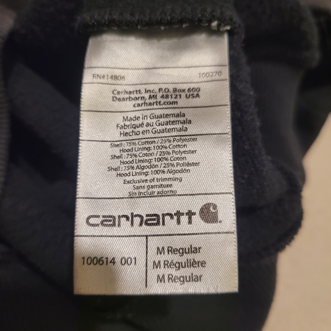 칼하트 팩스톤 헤비 후드집업 M 상품이미지6