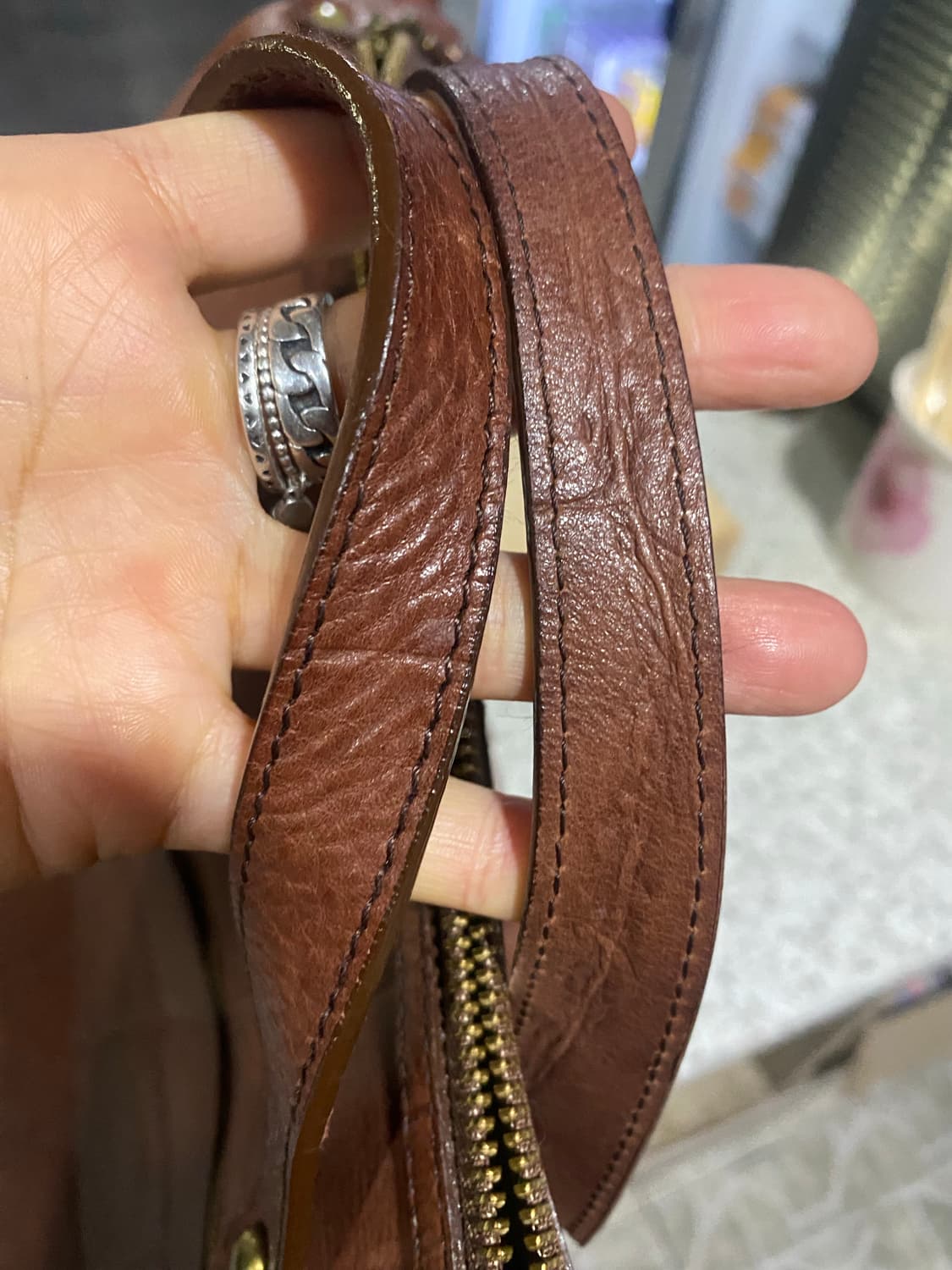 리얼가죽 빅백 상품이미지7