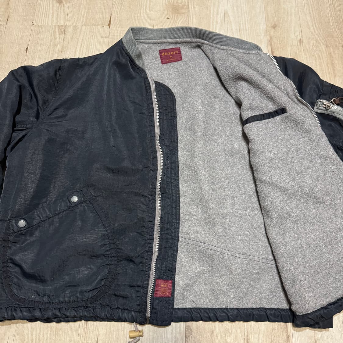 DEZERT+ 80s MA-1 나일론 블루종 (레드라벨) 상품이미지3