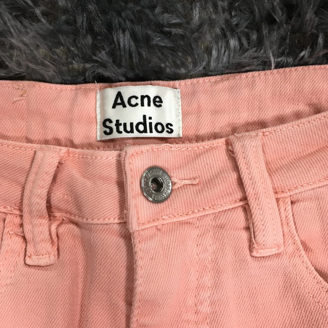 투티/A4 Acne studios 분홍 핑크 면바지 팬츠 여성 26 상품이미지3