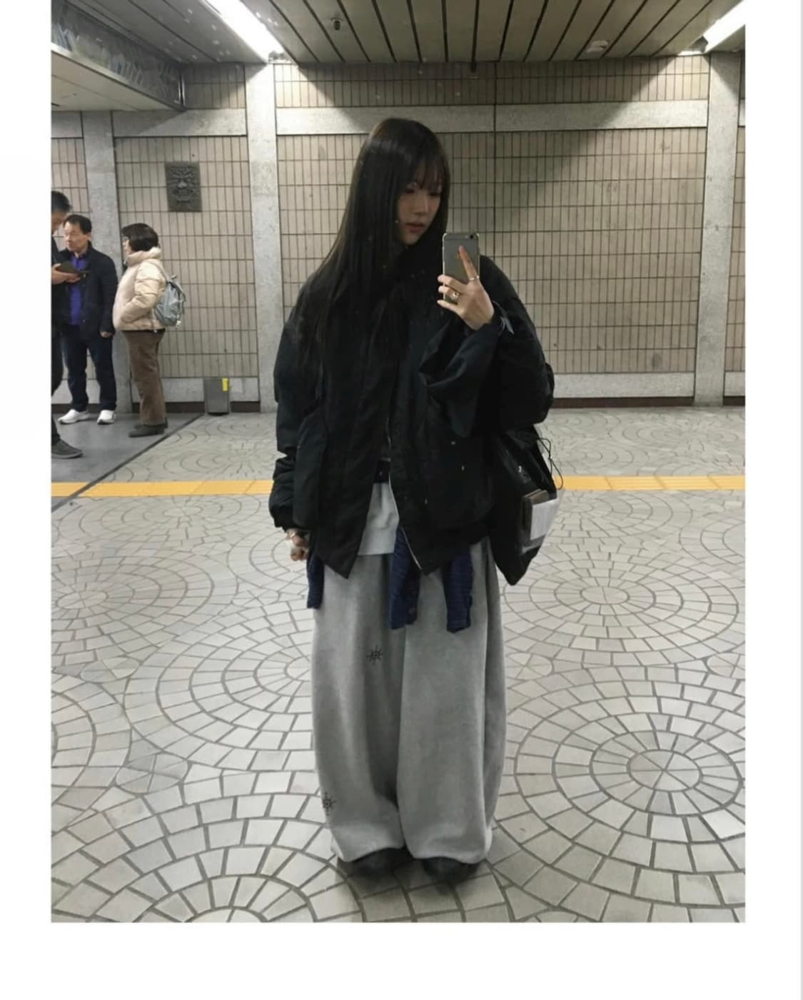 유튜버 개횬 시오아 야상 항공점퍼 패딩 상품이미지7