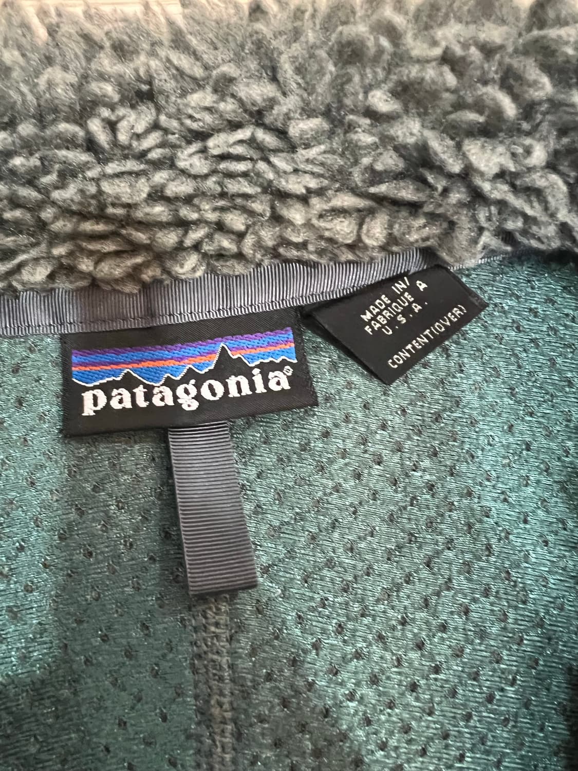 파타고니아 딥파일 레트로 자켓 빈티지 made in usa 상품이미지2