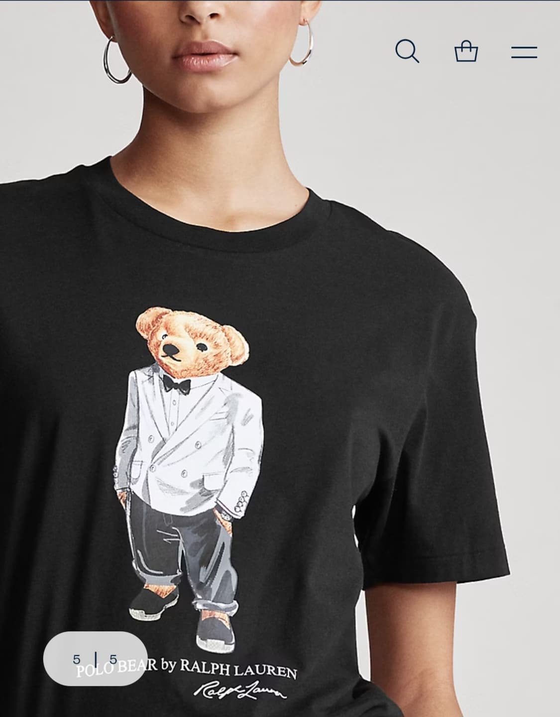 랄프로렌 폴로 베어 반팔 티셔츠 S사이즈 상품이미지4