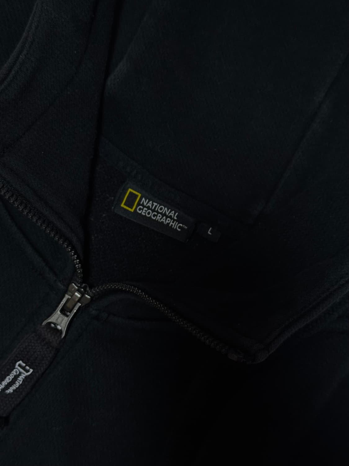 네셔널지오그래픽 빅로고 후드집업 상품이미지3