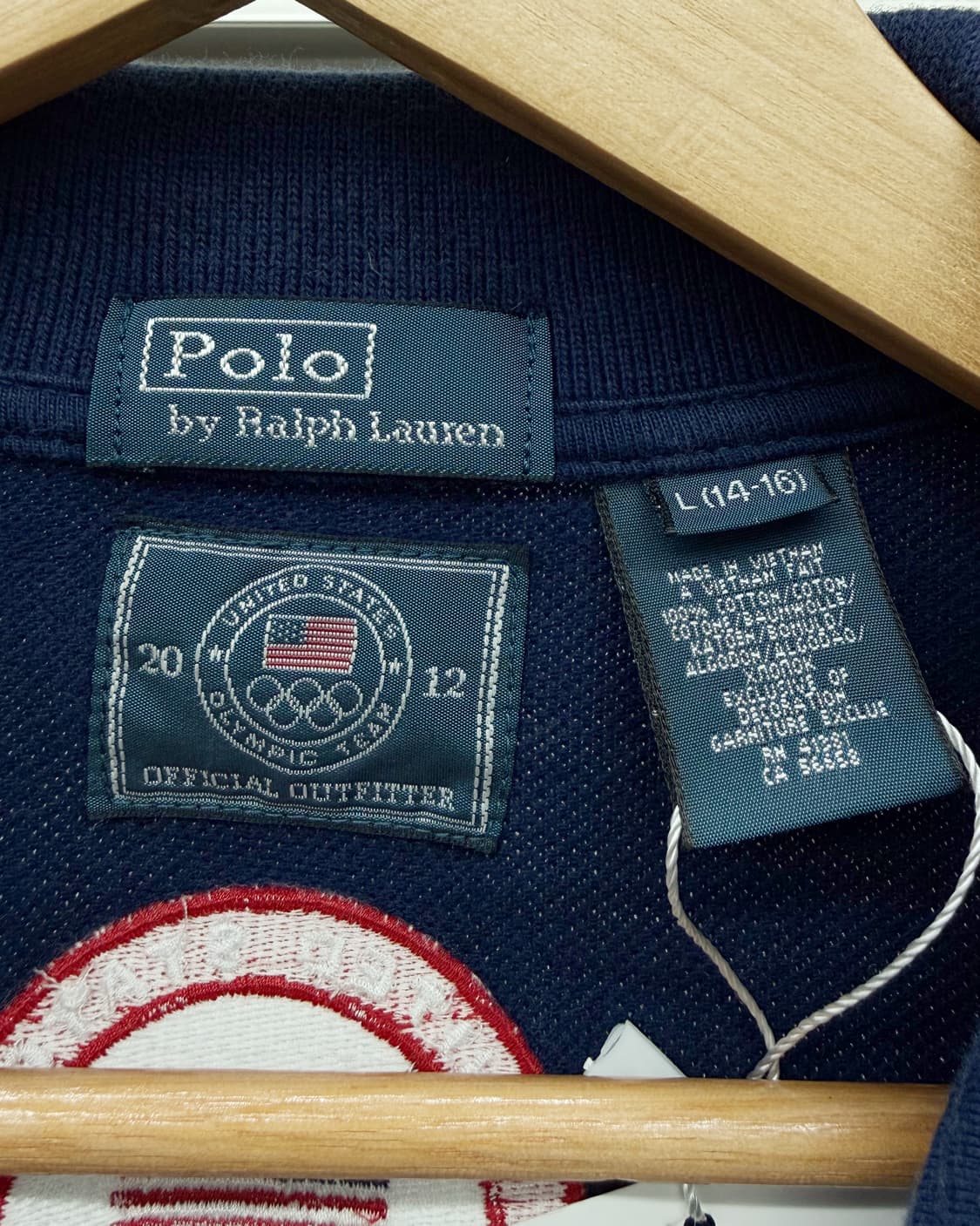 폴로 00s USA 와플 니트집업 네이비 상품이미지7