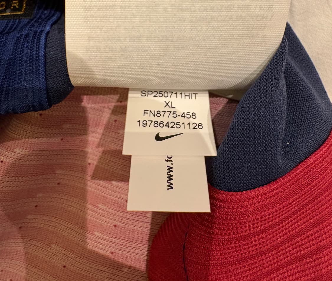 [스페인 캄프 누 직구] 24/25 FC 바르셀로나 어센틱 XL 상품이미지4