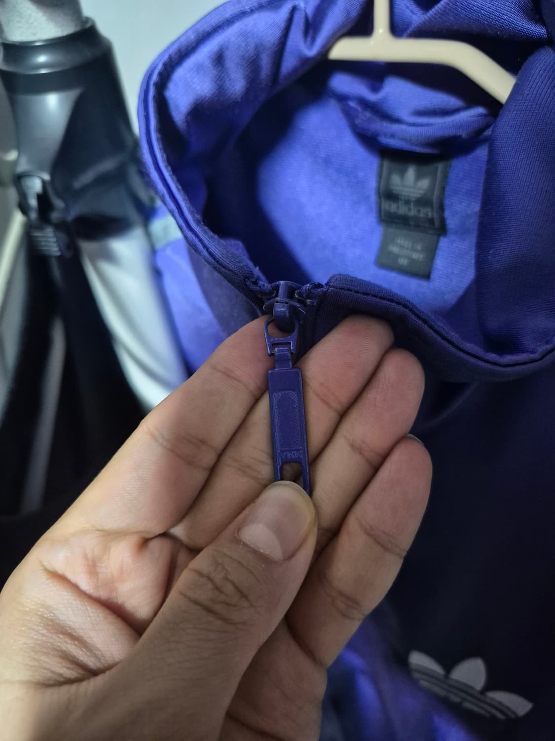 (희귀)아디다스 실버 바이올렛 구파 파이버드 져지 XL 정품 상품이미지5