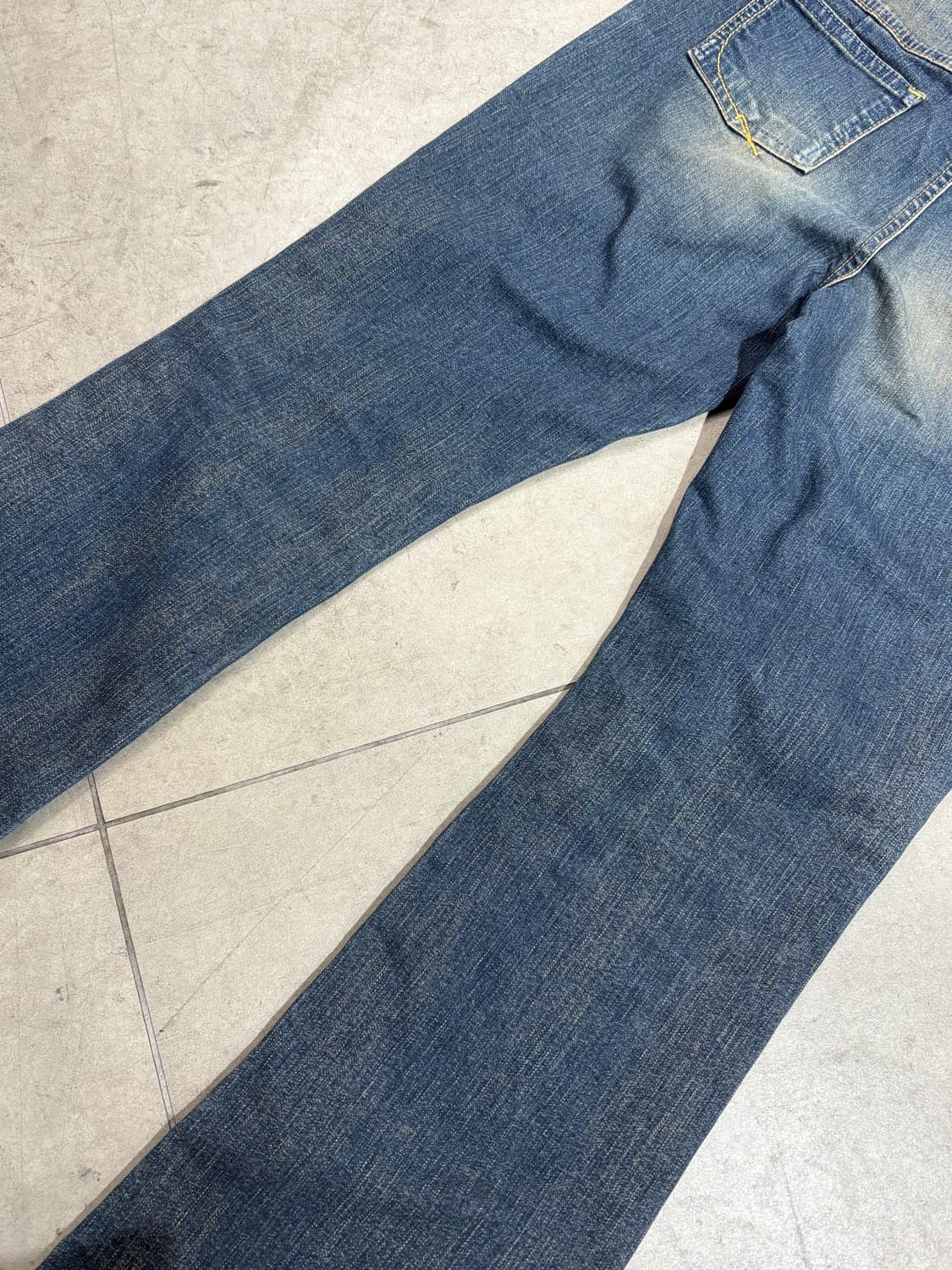 Georgia Love 투버튼 세미 부츠컷 데님팬츠 상품이미지8