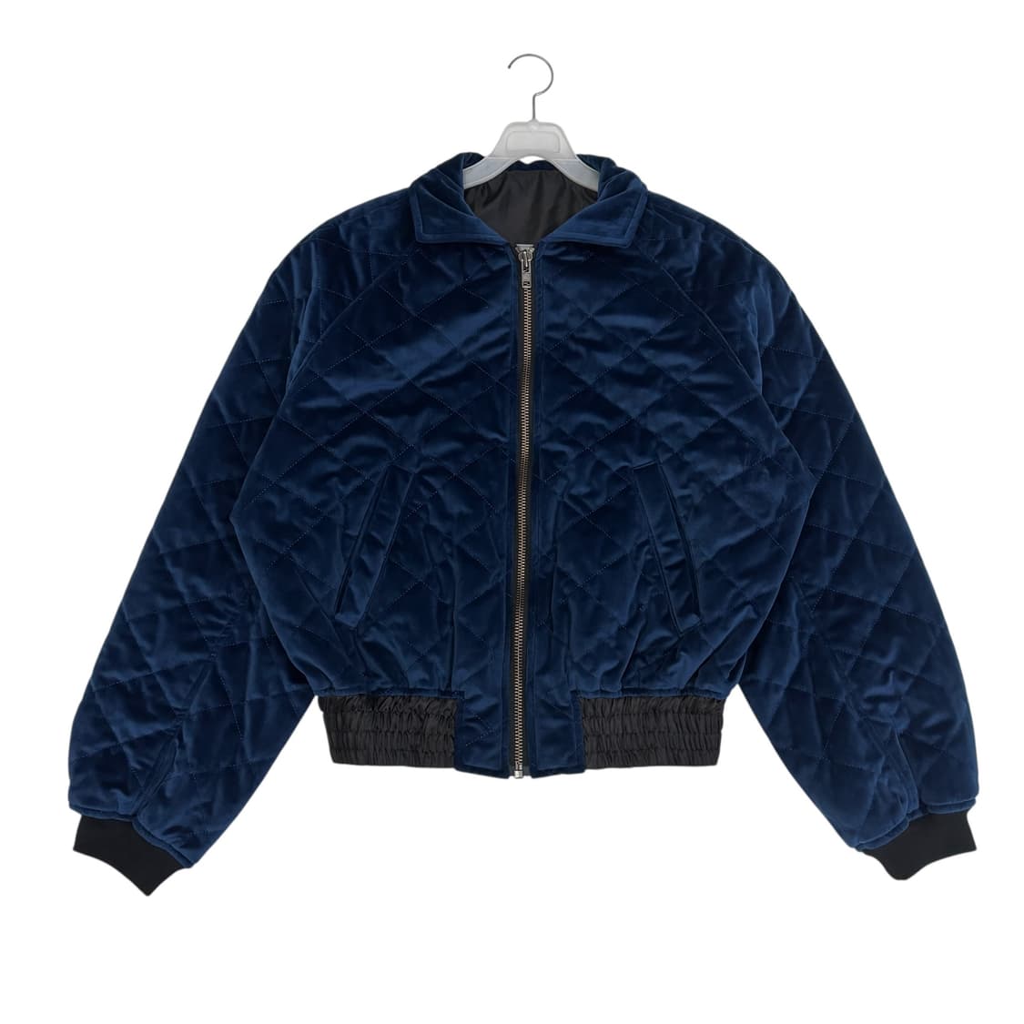 레이블리스 벨벳 봄버 자켓 상품이미지1