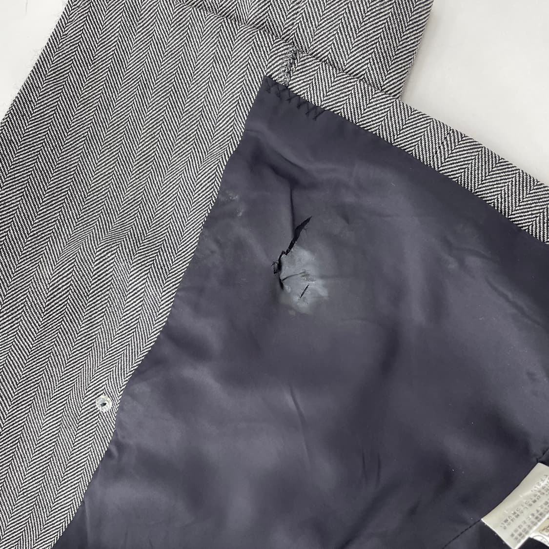 올드 지방시 헤링본 더블 블레이저 자켈 상품이미지8