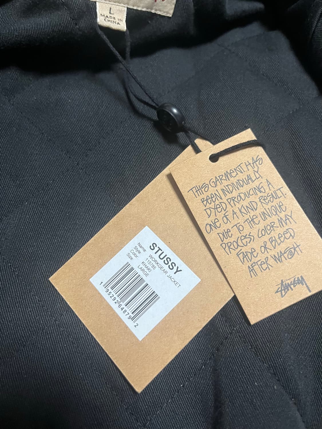 L 스투시 워크 기어 자켓 카키 상품이미지2