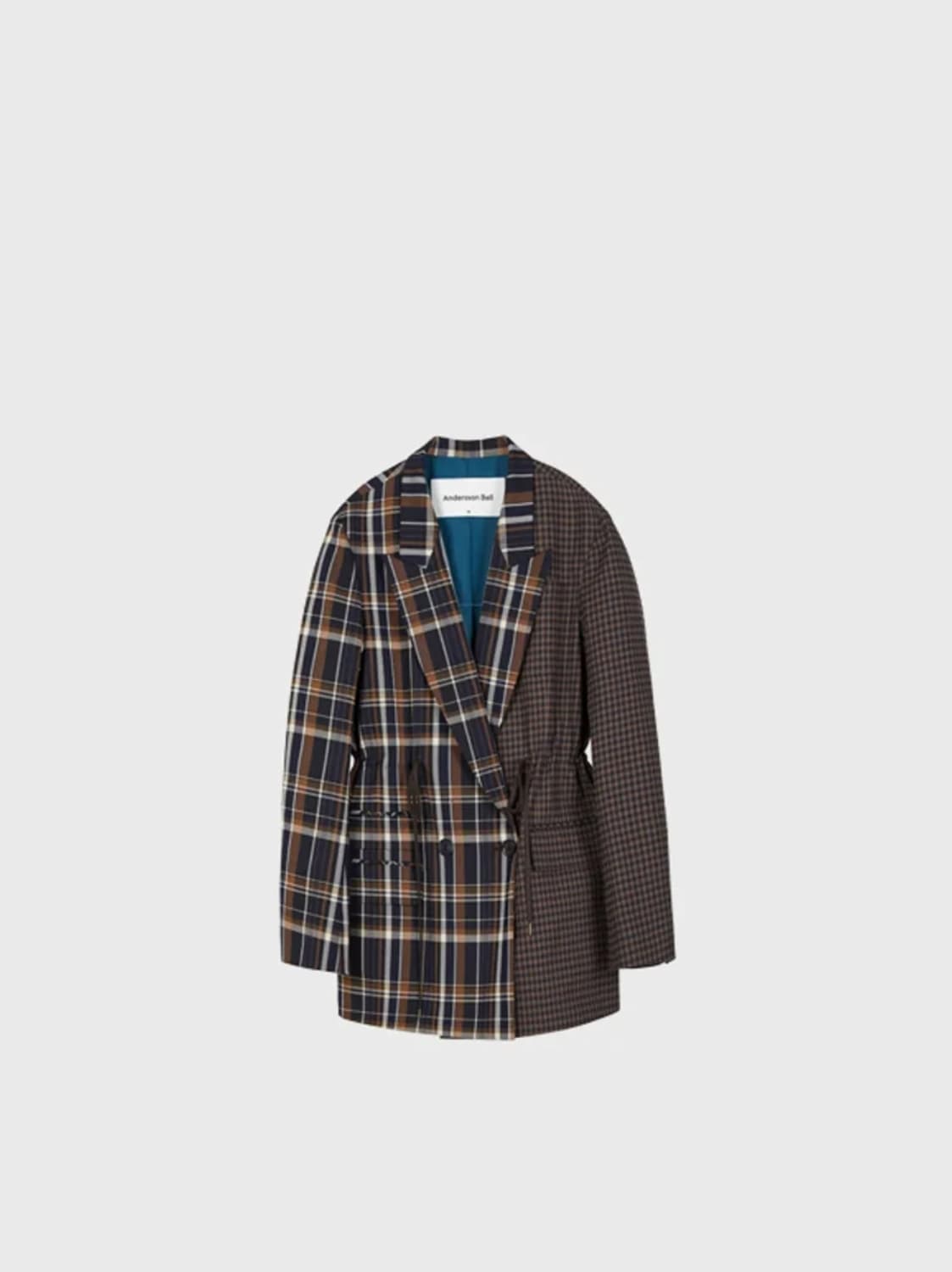 앤더슨벨 스트링 체크 자켓 판매 상품이미지6