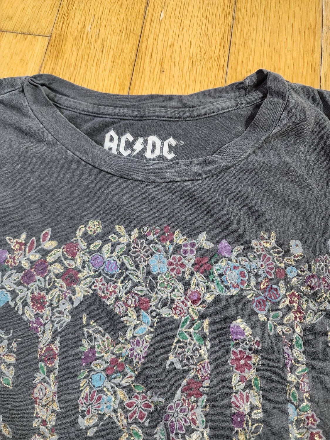 AC/DC 밴드 플라워 페이디드 롱슬리브 밴드티 상품이미지7