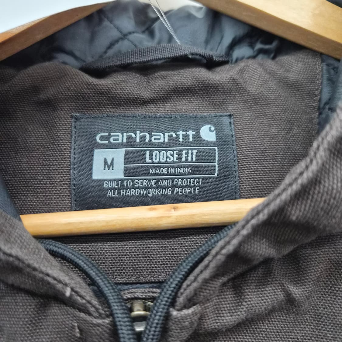 칼하트 워시드 덕 인슐레이티드 액티브 재킷 남성 M 상품이미지5