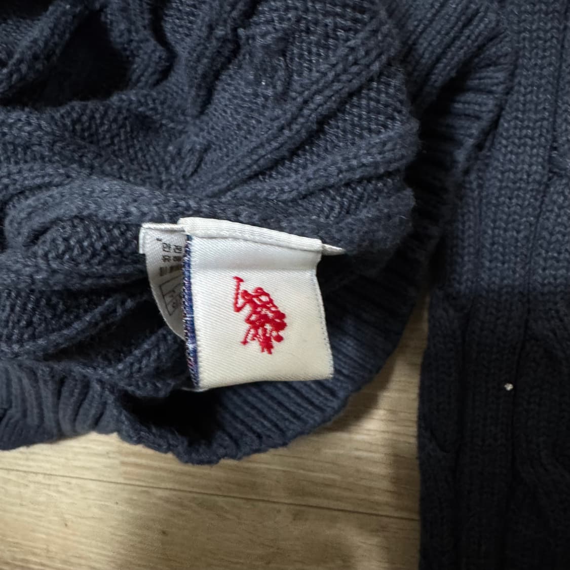 US폴로 카라 케이블니트 상품이미지6