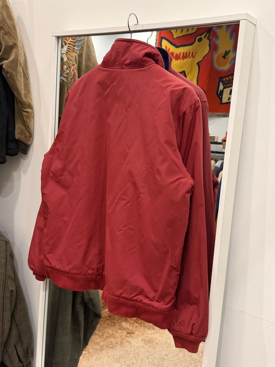 00s L.L.Bean 엘엘빈 플리스 웜업 나일론 봄버 자켓 상품이미지7