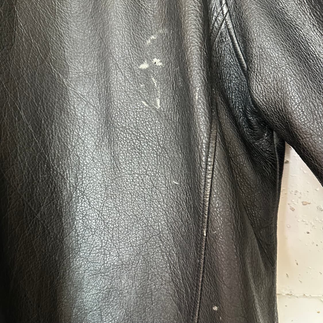 105 리바이스 가죽 자켓 블랙 상품이미지10