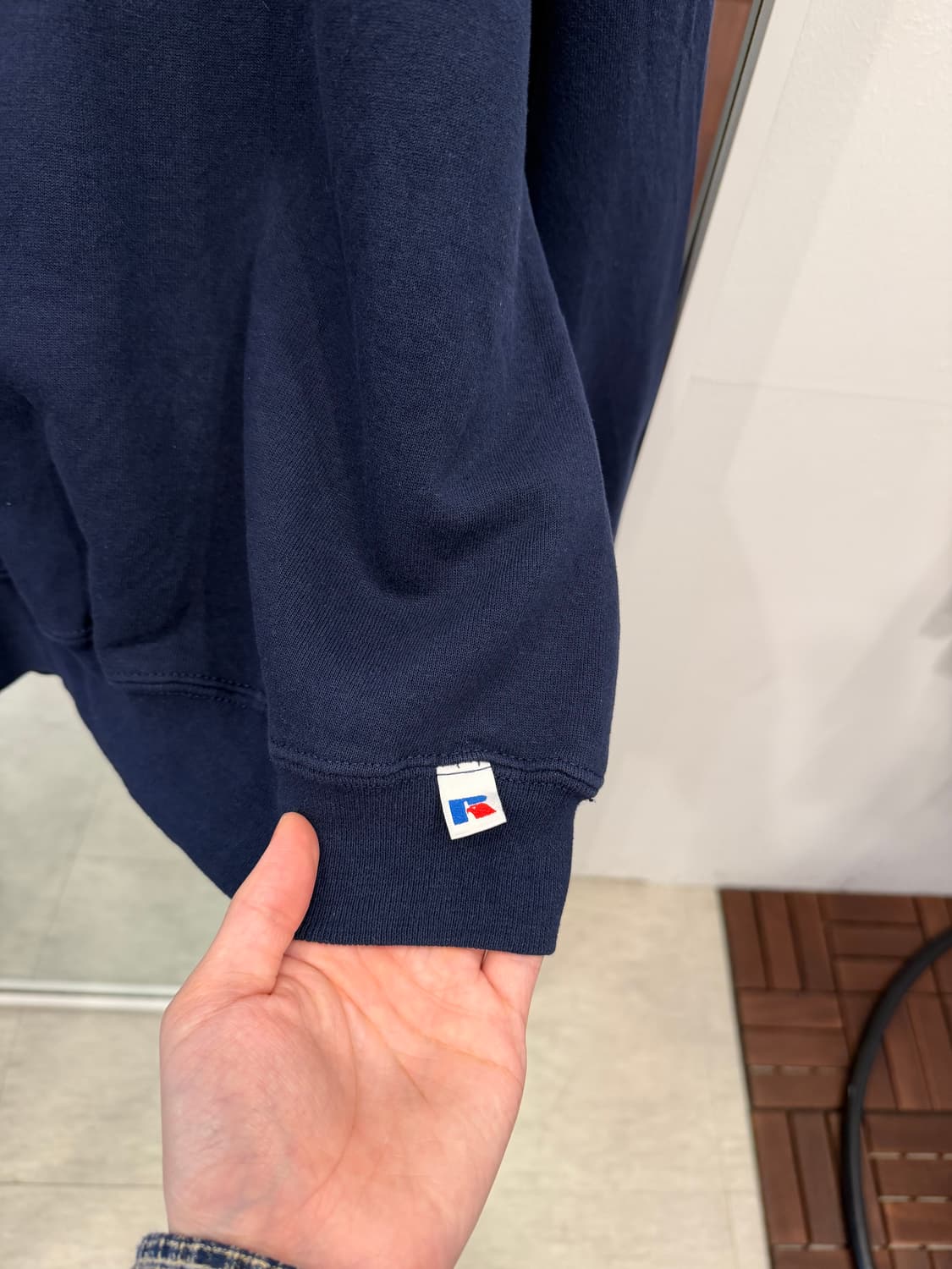 90-00s Russell 러셀 LUTHER Col. 스웻셔츠 상품이미지8