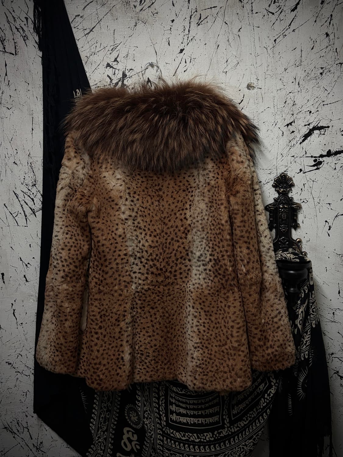 Leopard fur jacket 상품이미지2