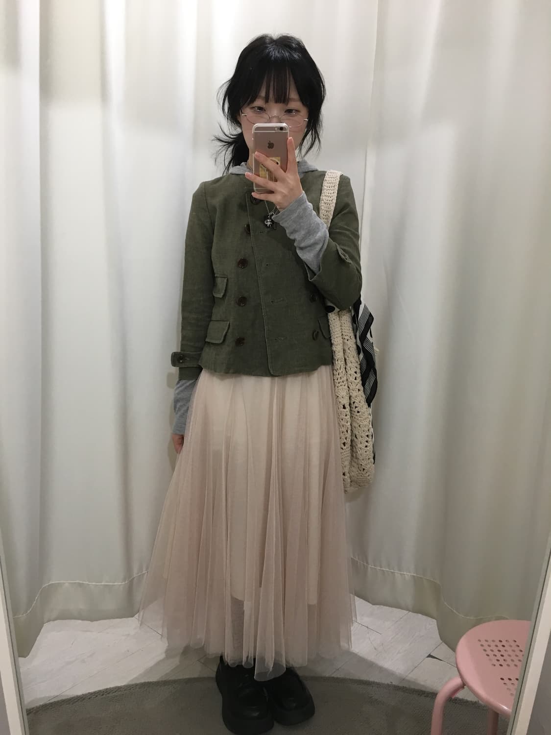 soft pink tulle skirt 상품이미지5