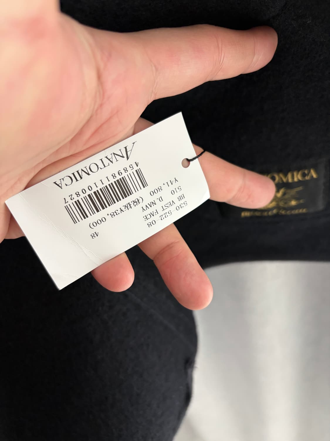 아나토미카 BB vest 베스트 48사이즈 상품이미지3