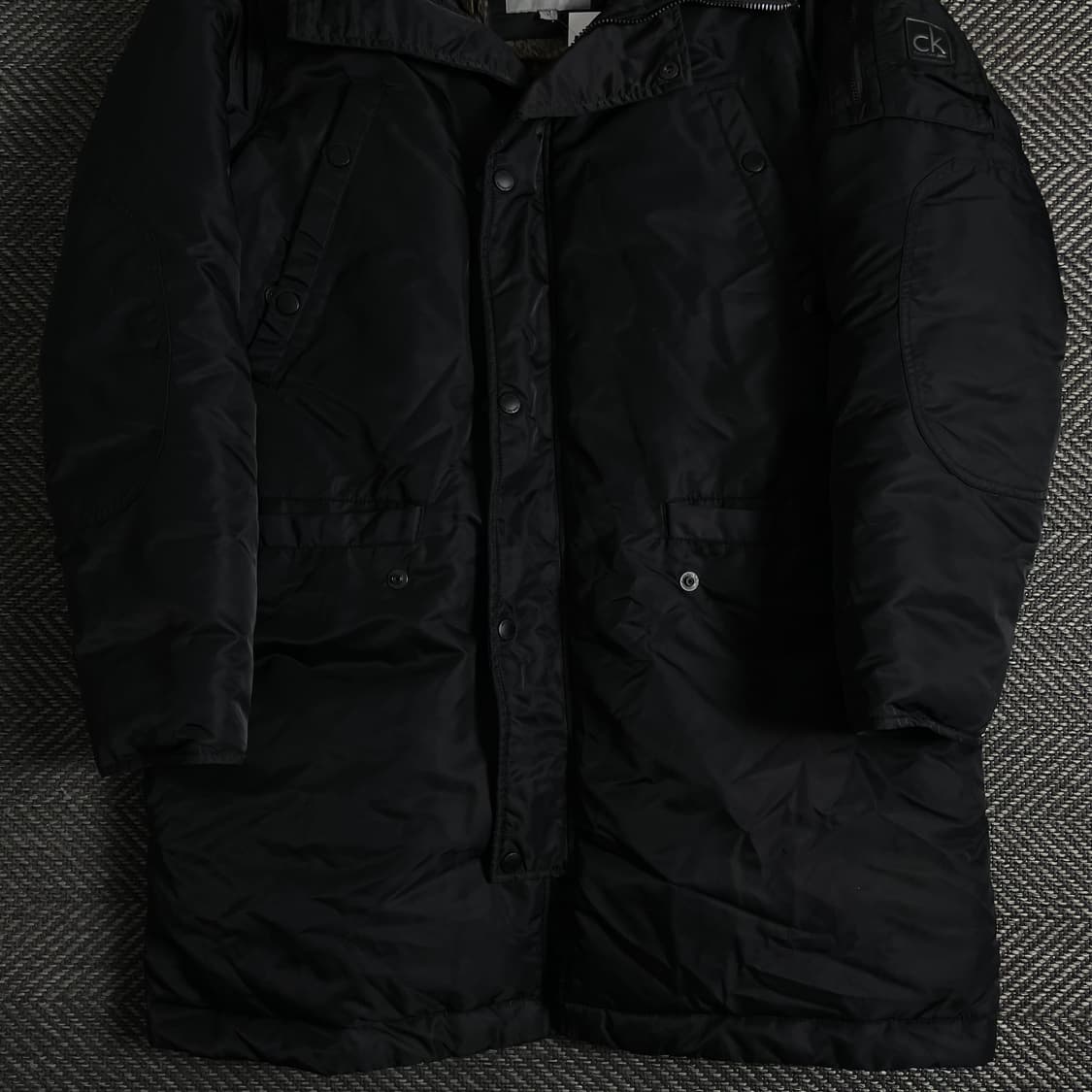 00s 캘빈클라인 아카이브 N3B 이너 퍼 다운 패딩 점퍼y 3538 상품이미지3