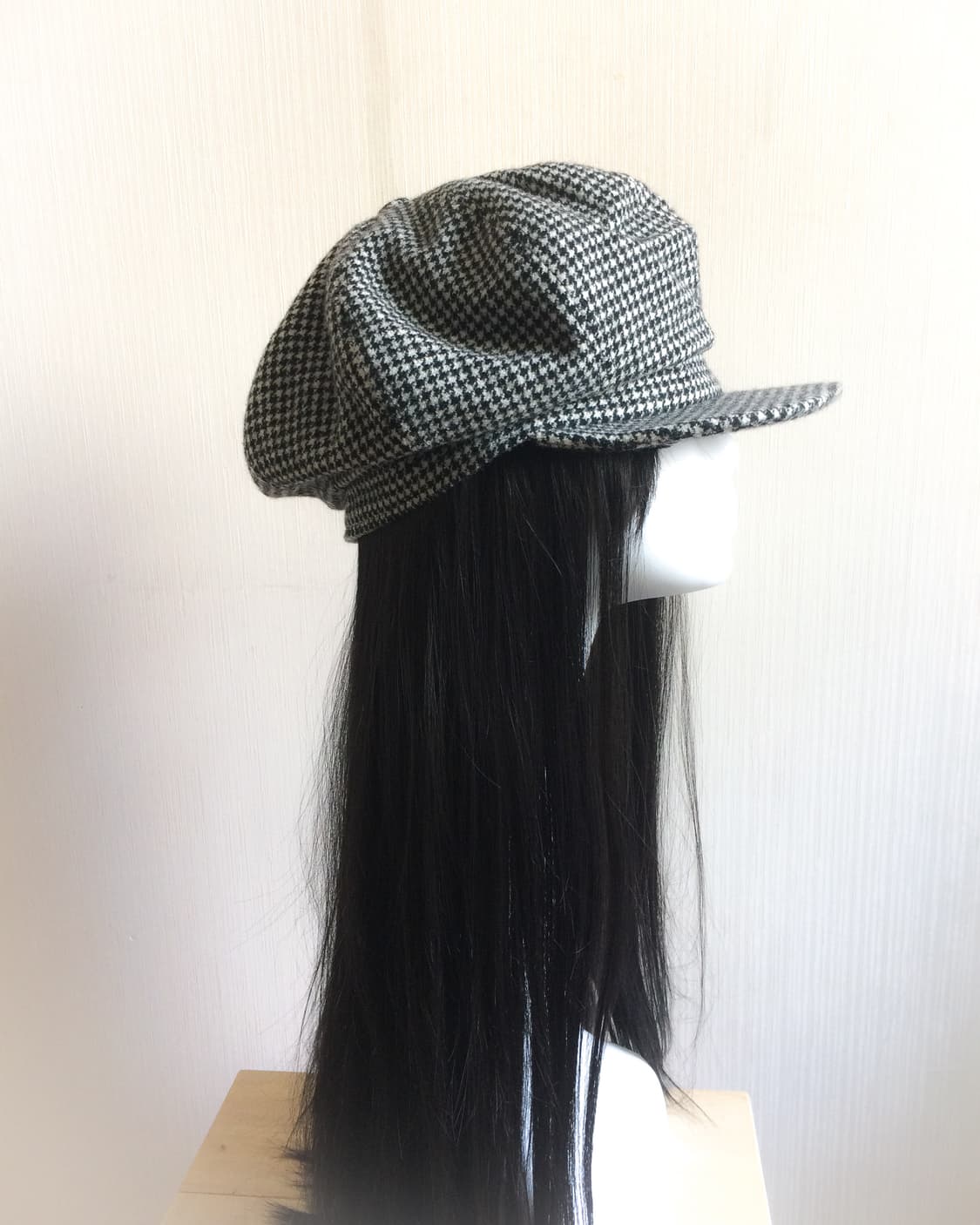 Hound tooth pattern newsboy cap 상품이미지3