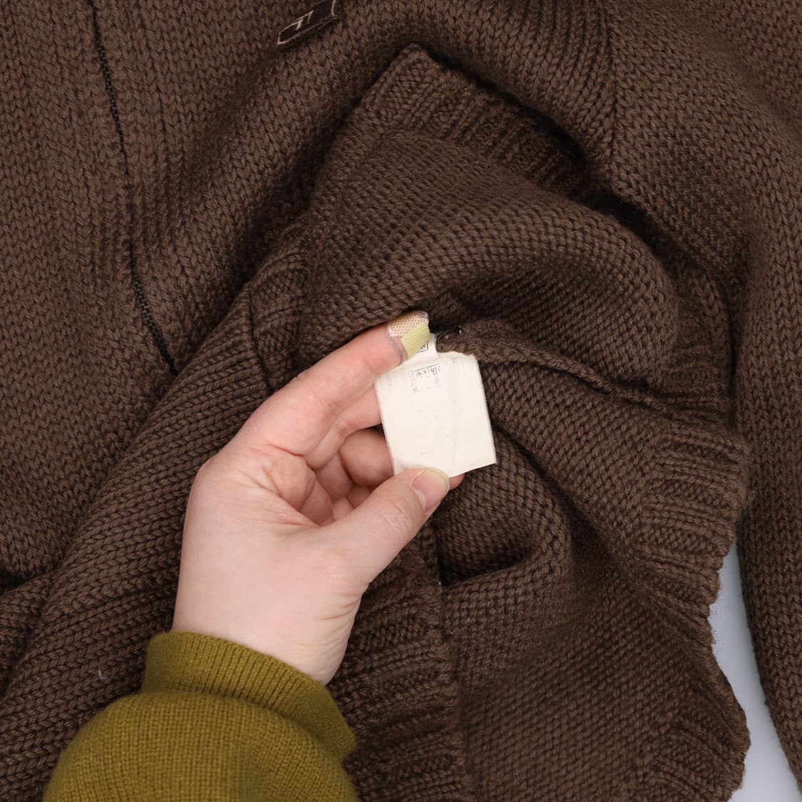 실측확인 시스템 니트 후드 집업 0227M 상품이미지4