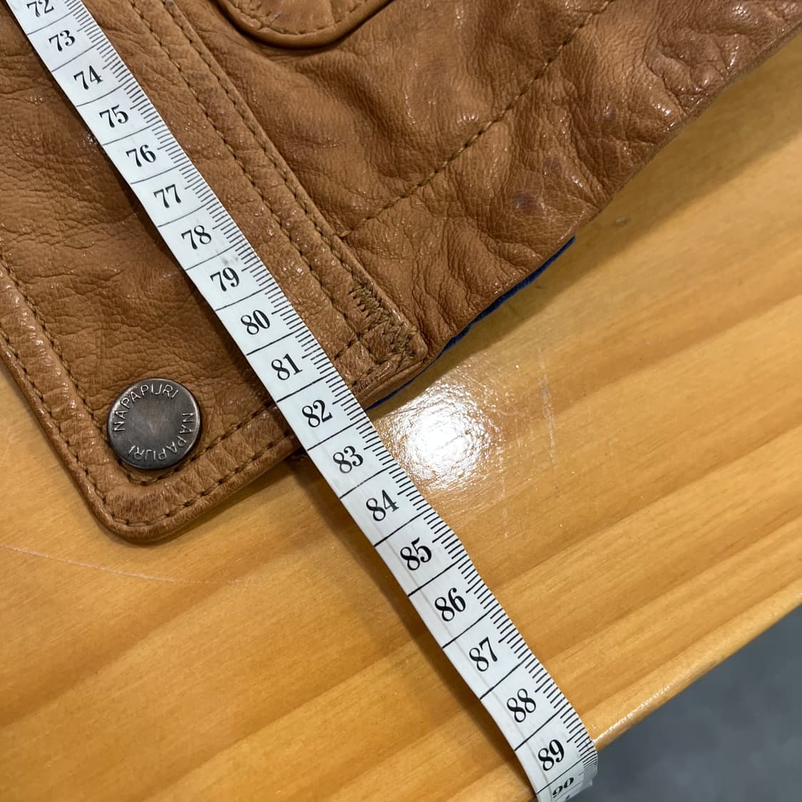 나파피리 리얼 레더 자켓 상품이미지7