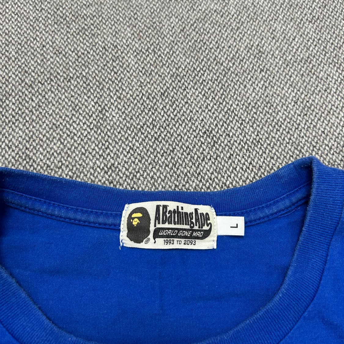 베이프 블루 빅샤크 반팔(L) 상품이미지2