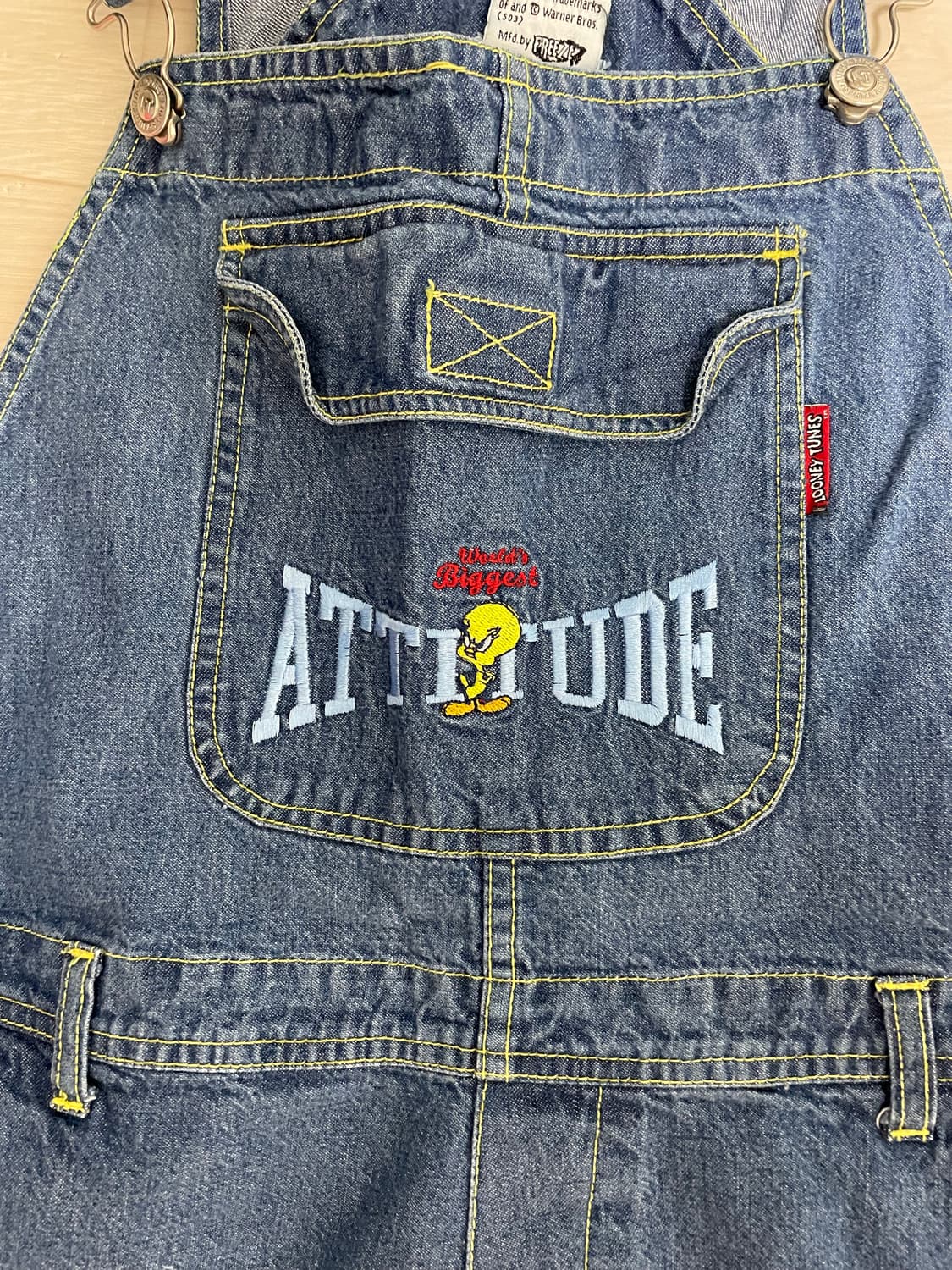 트위티 멜빵스커트 상품이미지3