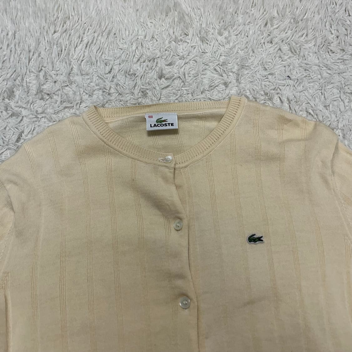Lacoste Beige Cardigan  상품이미지5