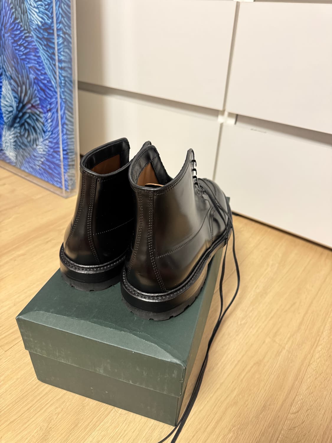 알든 alden 탱커 부츠 블랙 코도반 US 9.5D 상품이미지5