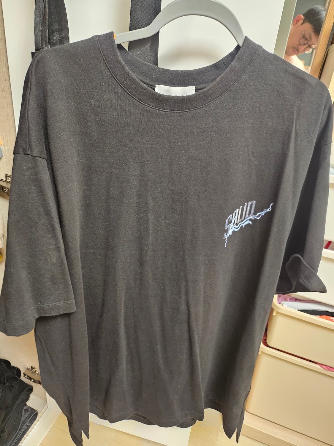 솔리드옴므 커스텀 프린팅 반팔티 110 상품이미지1