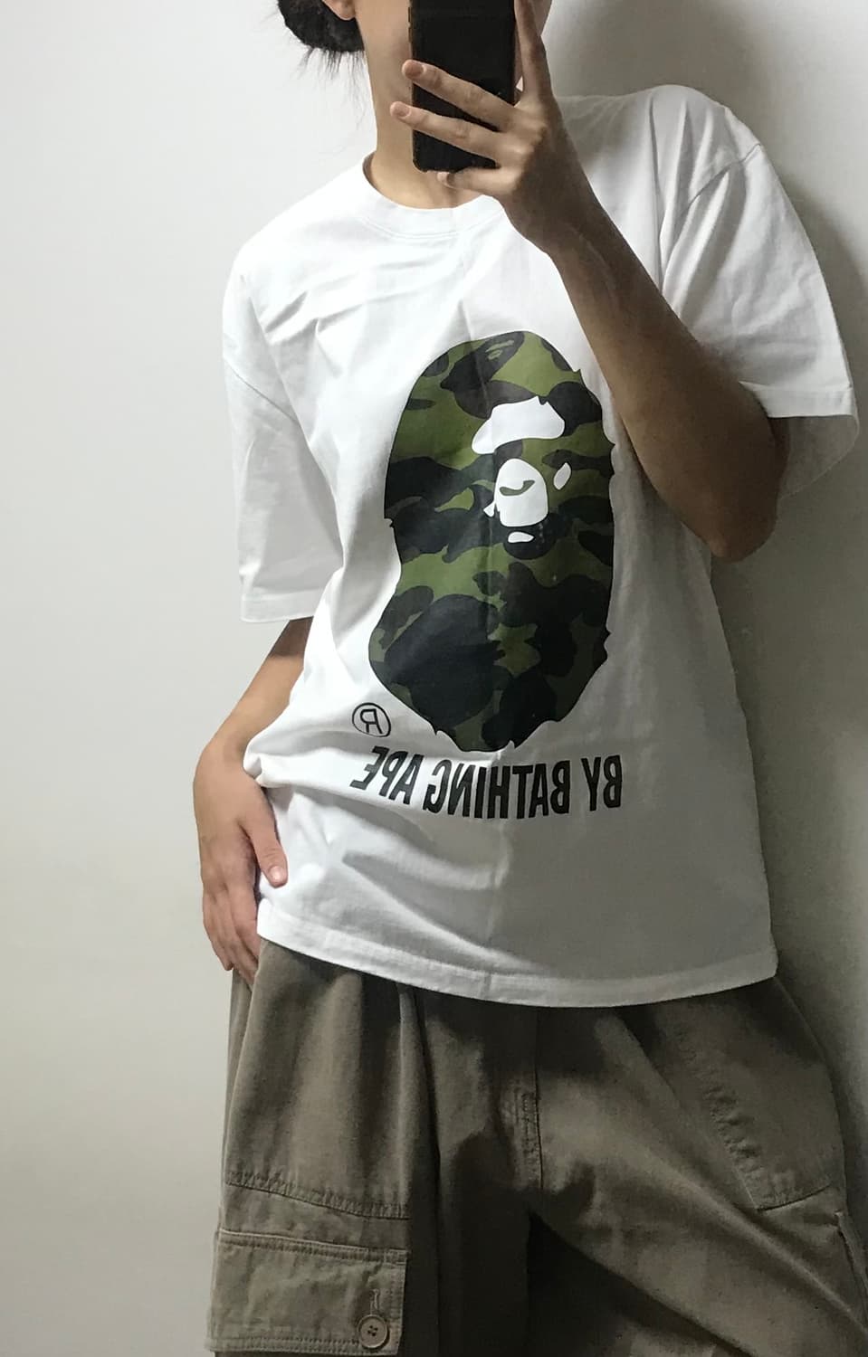 베이프 카모 빅사루 반팔 티 상품이미지7