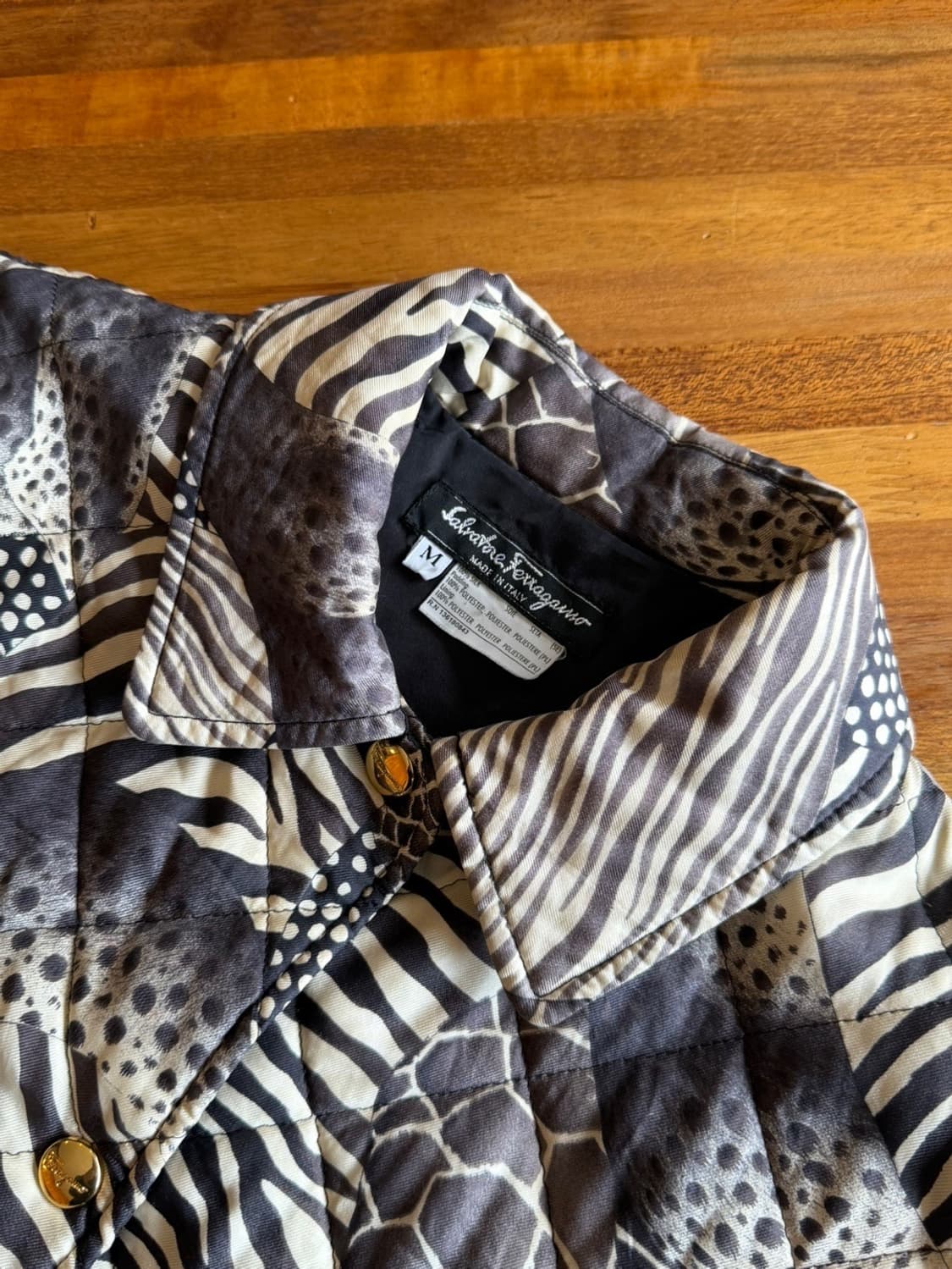 살바토레 페라가모 퀼팅 자켓 66~77 상품이미지3