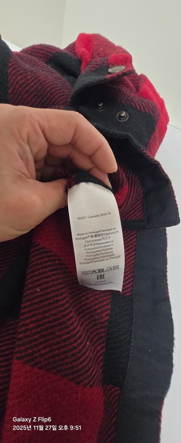 피엘라벤 캐나다 셔츠 남성 S 상품이미지5