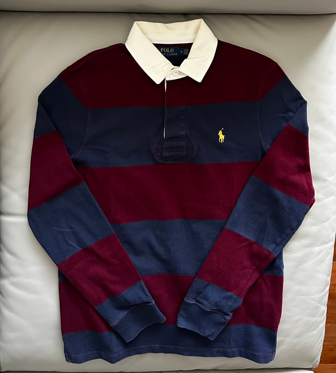 폴로 랄프로렌 럭비티 M 버건디 상품이미지2