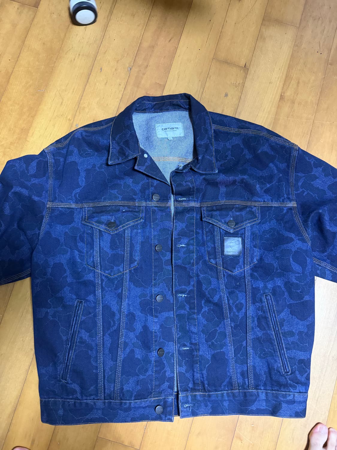 칼하트 윕 데님 헬스톤 자켓 네이비 카모  상품이미지3