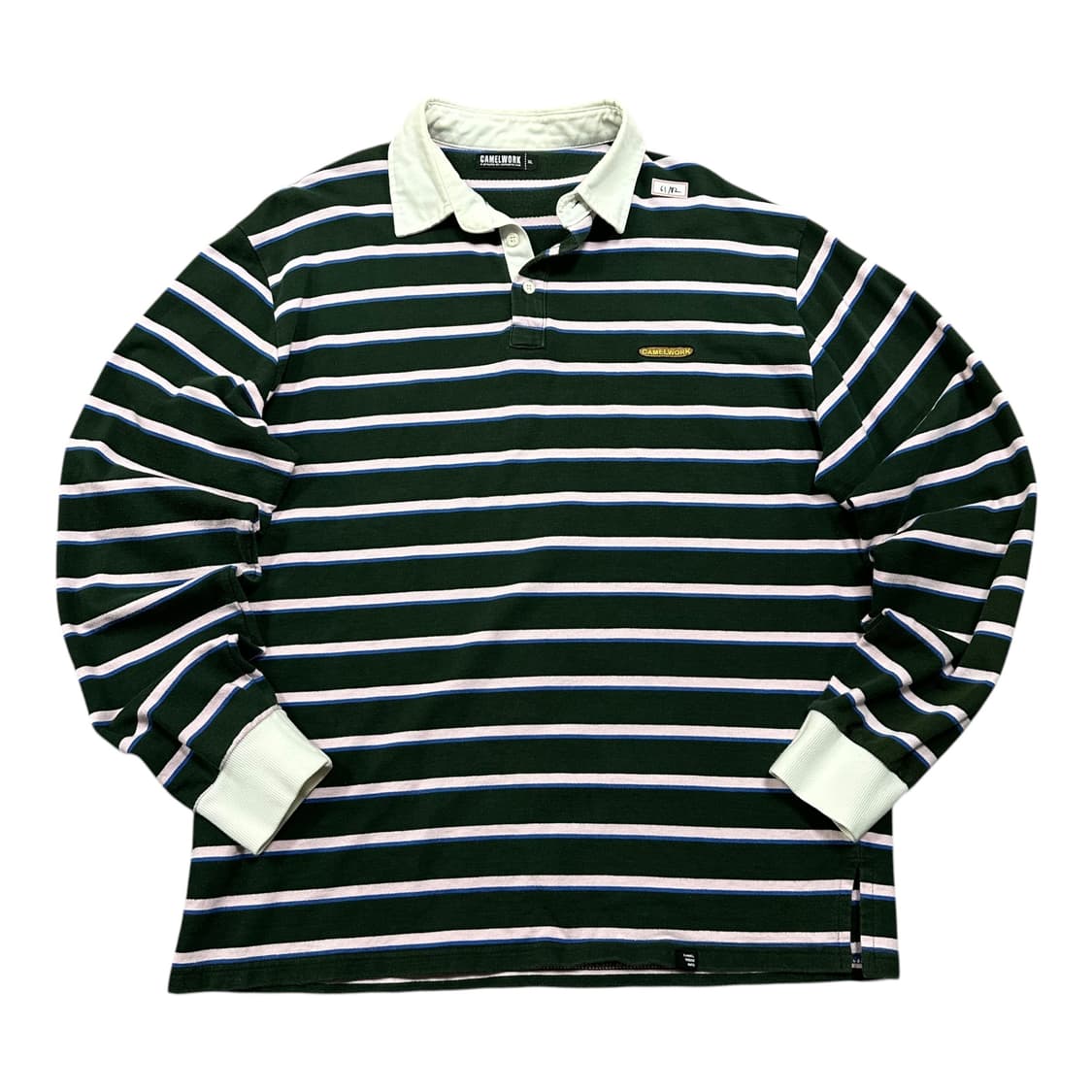 ✨ (바배) 카멜워크 스트라이프 카라 롱슬리브 상품이미지1