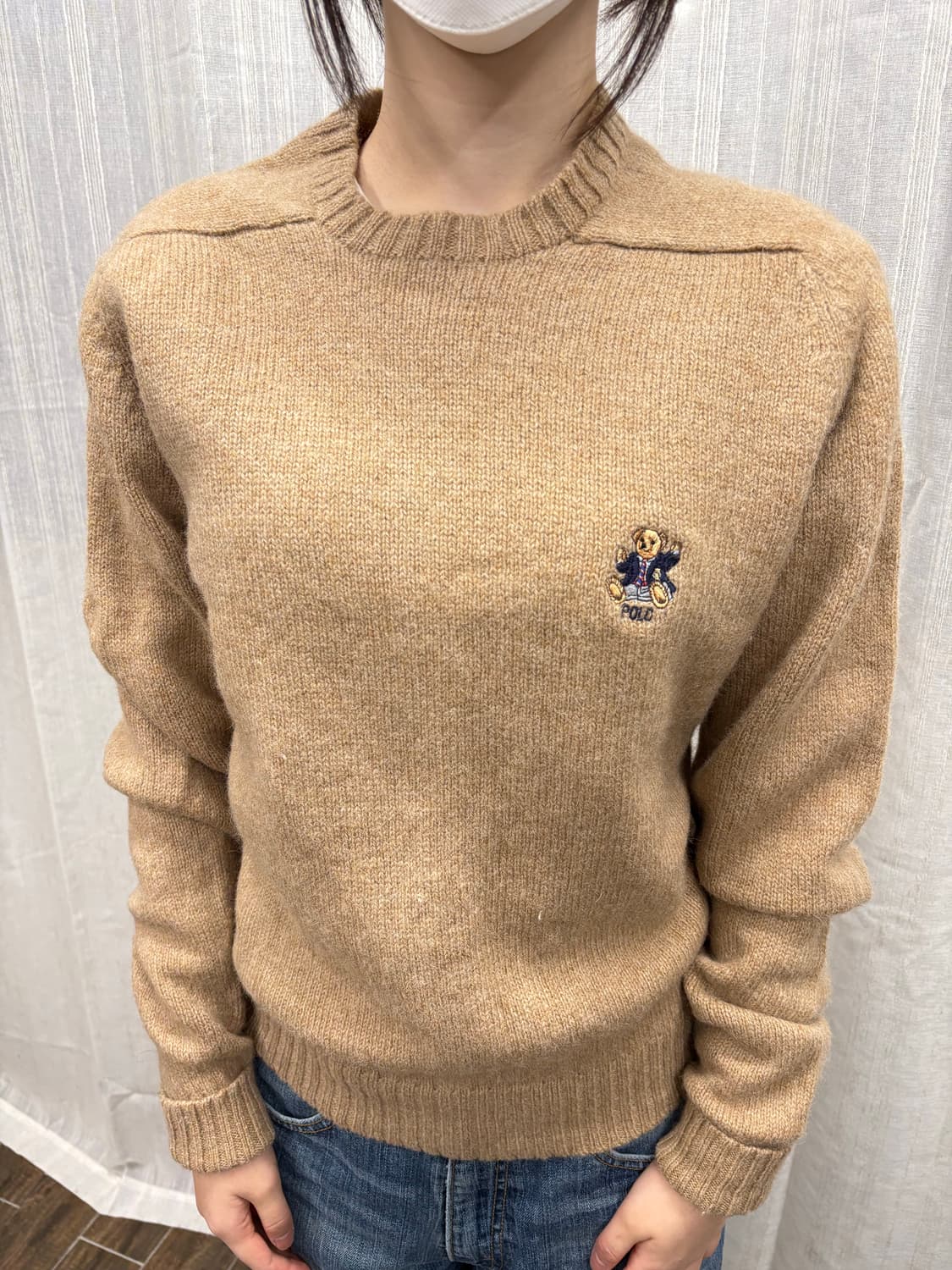 90s 폴로 랄프로렌 베어 울니트 스웨터 상품이미지1