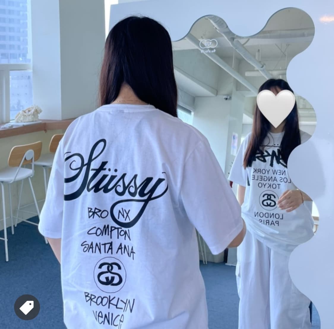 ■새제품■ 스투시의 근본 베스트셀러 월드투어 반팔티셫ㄷ 상품이미지4