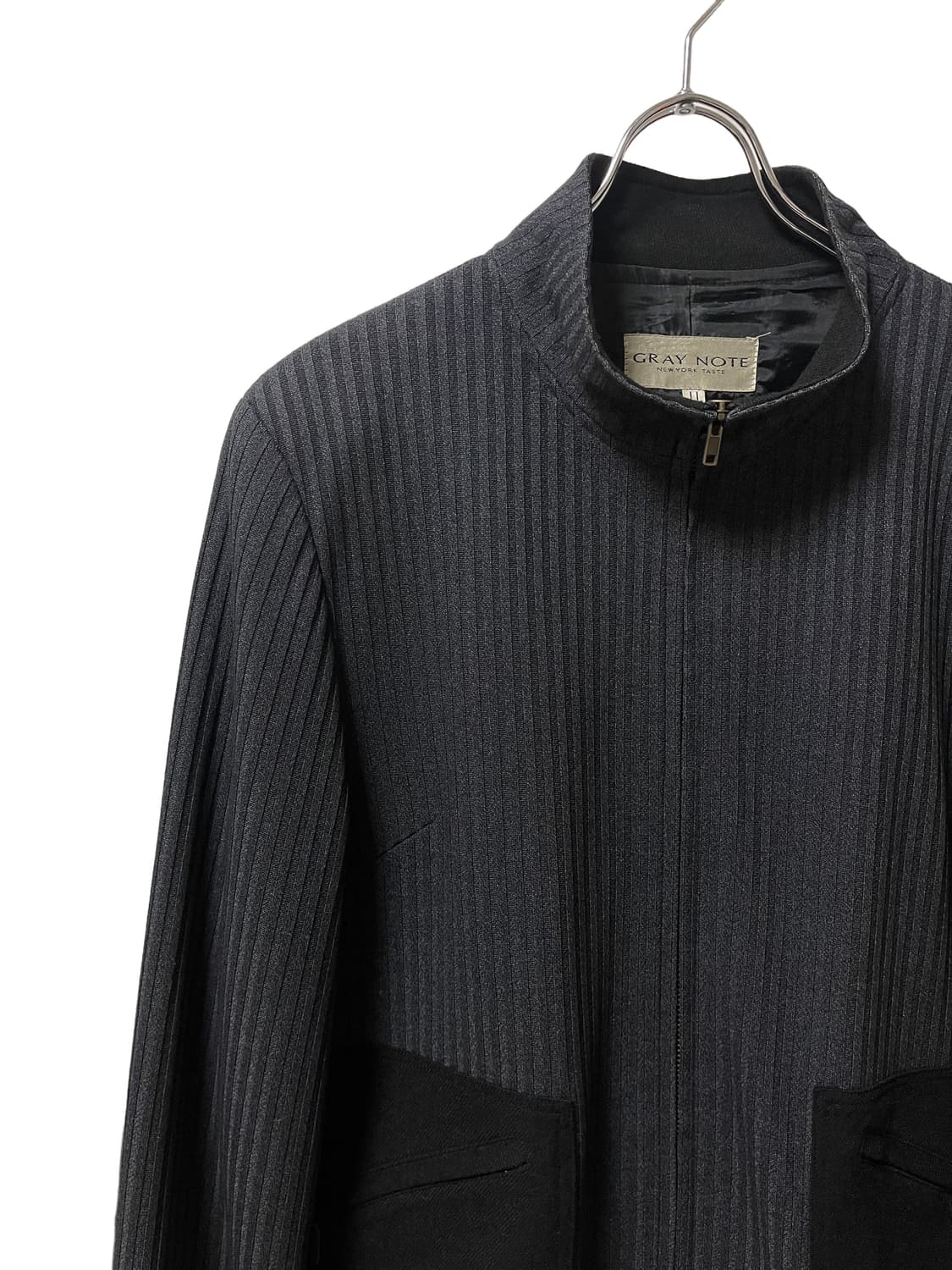 Half Neck Ribbed Pocket Blouson 상품이미지2